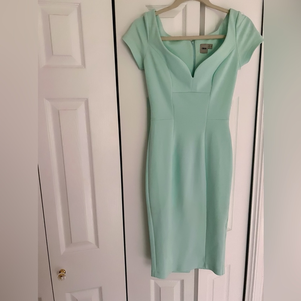 ASOS Mint Midi Scuba Dress